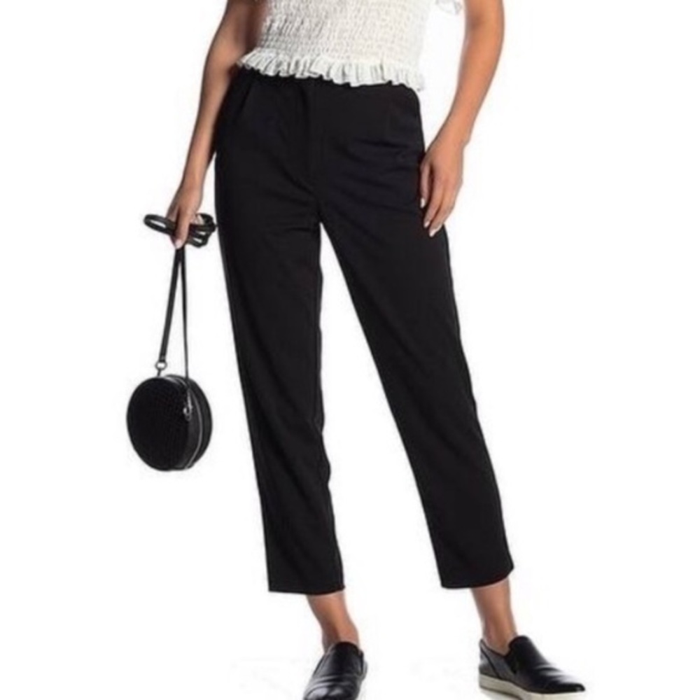 Good Luck Gem crepe black ankle trouser